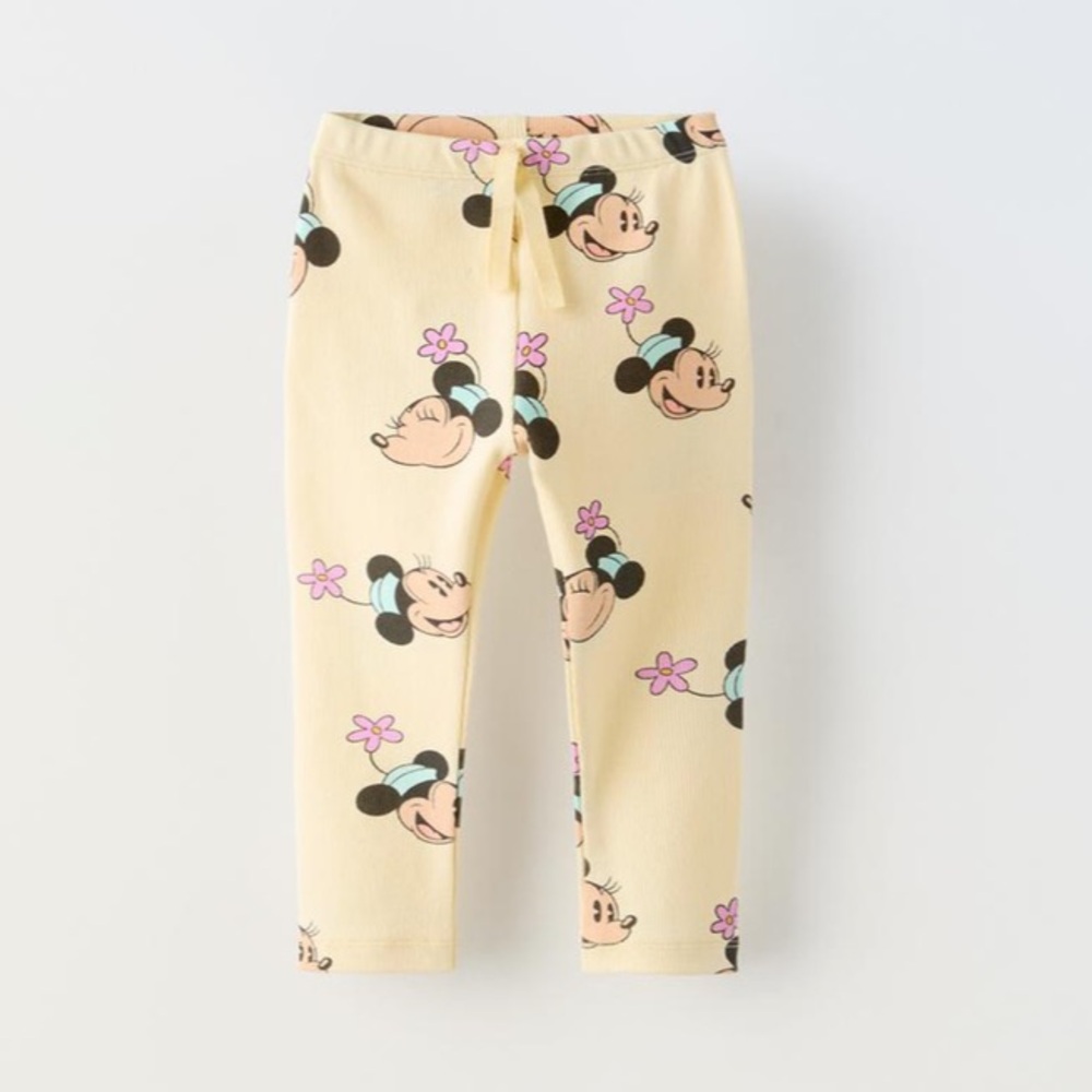 NWT Zara Minnie Mouse Disney leggings 1.5Y (12-18M)